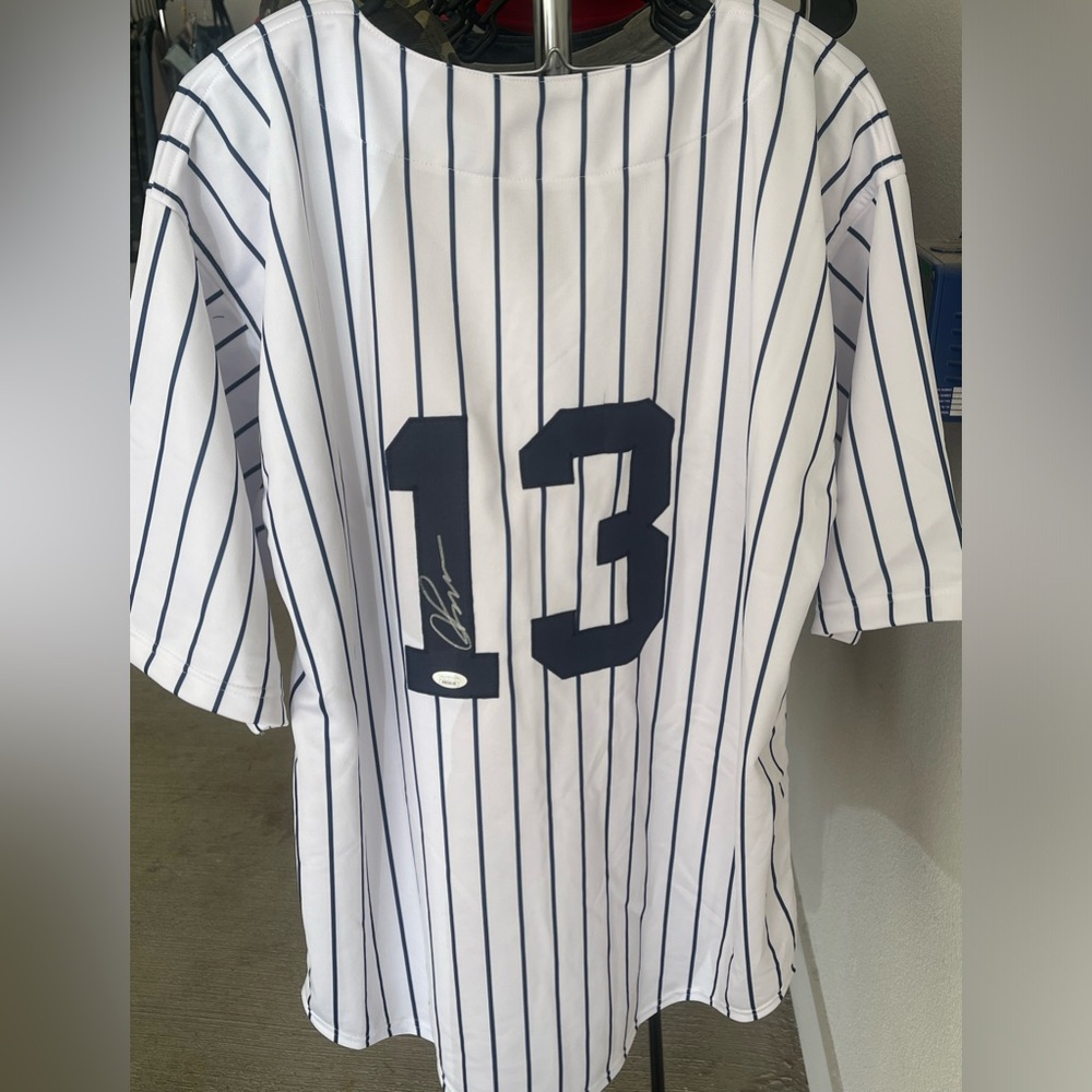 Alex Rodriguez Custom Signed Jersey